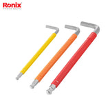 Ronix Mult Color Extra Long Arm Ball Key Set (9pcs) - RH2042