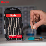 Ronix Steel handle Precision Screwdriver Set (12Pcs) - RH2713