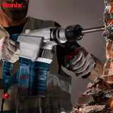 Ronix Rotary hammer 1250w-40mm-2800 BPM - 2740