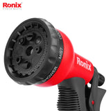 Ronix 8-Pattern soft coated water spray gun  RH-4018
