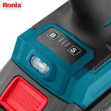 Ronix 40V Brushless Cordless impact wrench kit 1/2 inch 800N m - 8907-40V