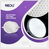 KEOU Adjustable LED Panel Light Round MB-029
