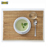 IKEA UNDERLAG Place mat, water hyacinth/natural 35x45 cm - 903.429.14