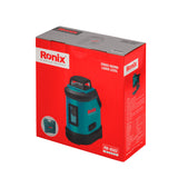 Ronix Cross Line Laser Level 50M-Red Beam-110x60x121mm 3RH-9502