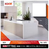 KKR Acrylic Stone Solid Surface Sheets KKR-M1700 - Plain White