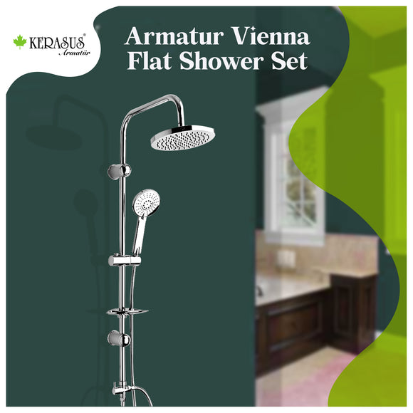 KERASUS Armatur Vienna Flat Shower Set~405 14 00 00