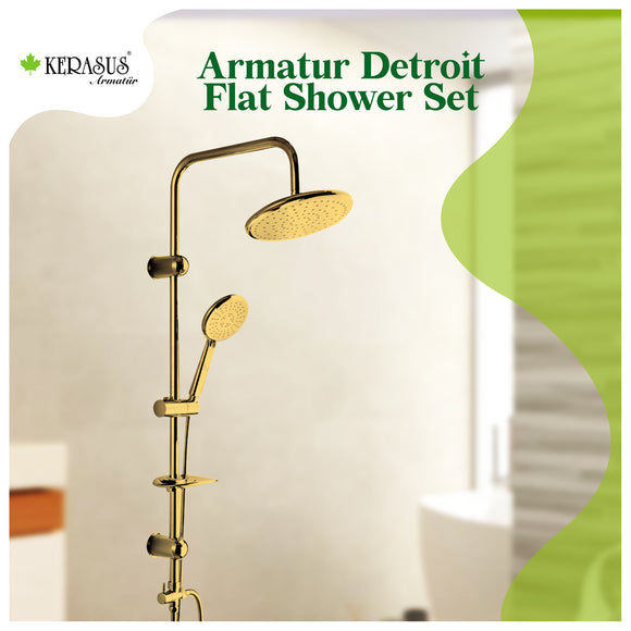 KERASUS Armatur Detroit Flat Shower Set~405 34 00 00