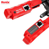 Ronix Ratcheted Modular Plug Crimper with tester RH-1831