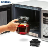 Borosil Carafe w Inbuilt Strainer - Flame Proof Kettle