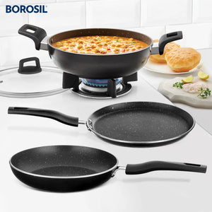 Borosil Granito Cookware Set, 4 pc
