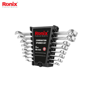 Combination Spanner Set( 8 Pcs) with plastic Rack - RH-2101