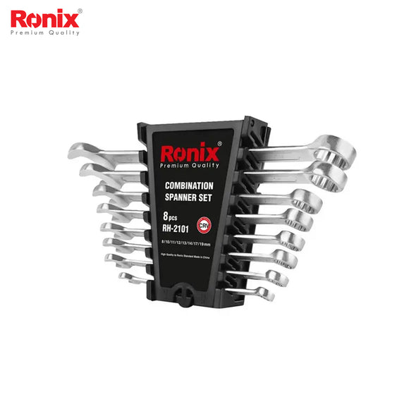 Combination Spanner Set( 8 Pcs) with plastic Rack - RH-2101