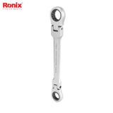 Ronix 7 in 1 flex head double box end ratcheting wrench set - RH2172