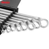 Double Ring offset Spanner set (8pcs) with plastic Rack - RH-2301