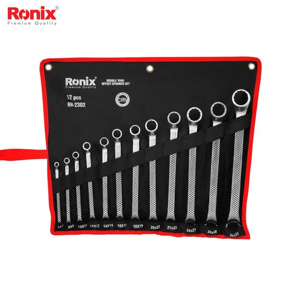 Ronix Double Ring offset Spanner set (12pcs) - RH2302
