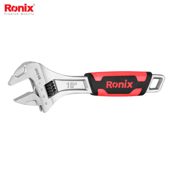 Ronix TPR Handle Adjustable Wrench 10Inch - RH2442