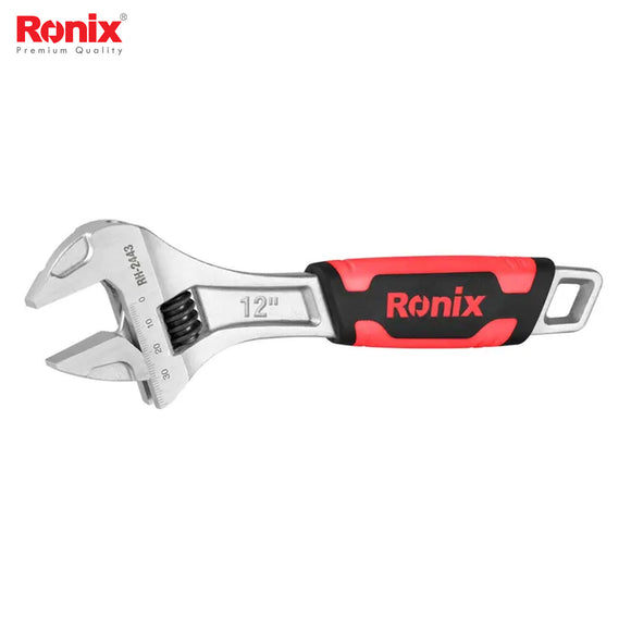 Ronix TPR Handle Adjustable Wrench 12Inch - RH2443