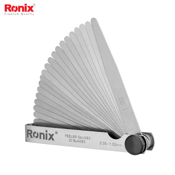 Ronix Feeler Gauges, 20 Blades - RH2698