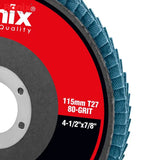 Ronix Zirconium Grinding Flap Disc 115mm-80grit - RH3772
