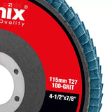 Ronix Zirconium Grinding Flap Disc 115mm-100grit- RH3773