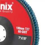 Ronix Zirconium Grinding Flap Disc 180mm-60grit - RH3775