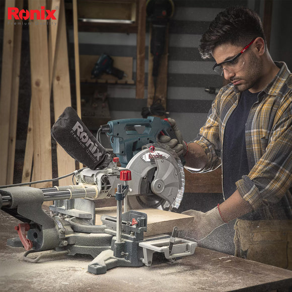 Ronix Dual Bevel Sliding Miter Saw 1500W-255mm -  5003