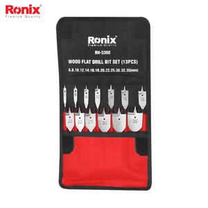 Wood flat drill bit set (13pcs) - RH-5300