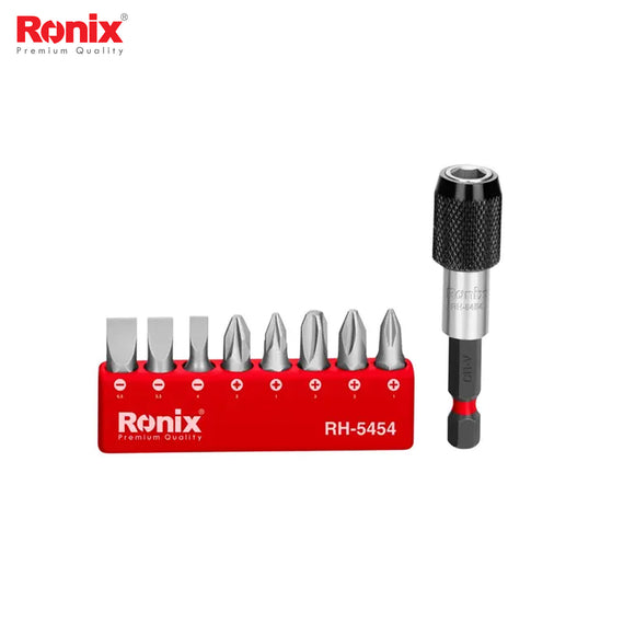 Ronix 9pcs screwdriver bit set - RH5454