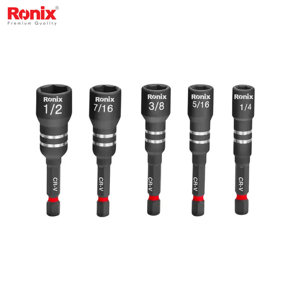 Ronix 5Pcs Hex shank socket set - RH5457
