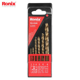 Ronix 5%cobalt HSS drill bit set (2,3,4,5,6,8mm) - RH5529