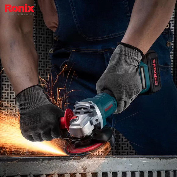 Ronix Cordless 20v brushless angle grinder kit 8657