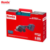 Ronix Cordless 20V Brushless Cordless Mini Angle Grinder 125m - 8680