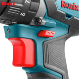 Ronix Cordless Impact Drill Kit, 20V, 13mm, Brushless Series 8900k