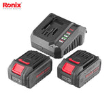 Ronix 40V Brushless Cordless Rotary Hammer Kit 2.4 J – 28 mm - 8910-40V