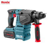 Ronix 40V Brushless Cordless Rotary Hammer Kit 2.4 J – 28 mm - 8910-40V