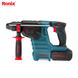 Ronix 40V Brushless Cordless Rotary Hammer Kit 2.4 J – 28 mm - 8910-40V