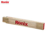 Ronix 2M Wooden Folding Ruler - RH9715