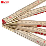Ronix 2M Wooden Folding Ruler - RH9715