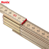Ronix 2M Wooden Folding Ruler - RH9715