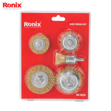 Ronix Wire Brush Set (5pcs) - RH9939