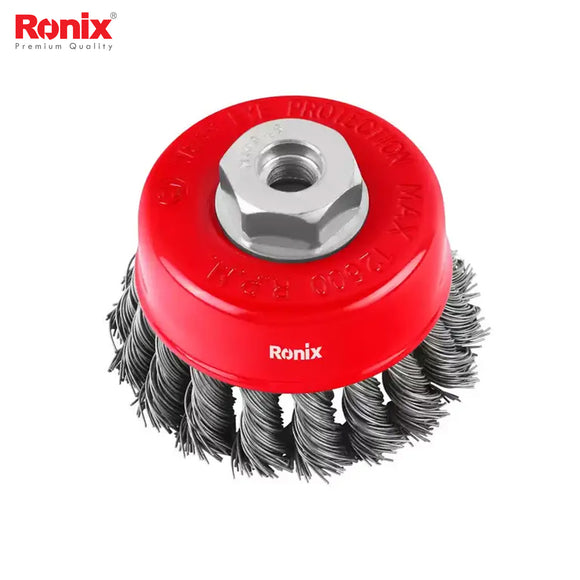 Ronix Twisted Knot Cup Brush 75mm - RH9942
