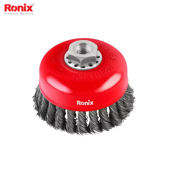 Ronix Twisted Knot Cup Brush 100mm - RH9943