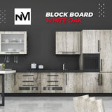 Melamine Block Board - NM9100 - WHITE OAK