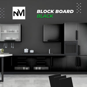 Melamine Block Board - NM7400 - BLACK