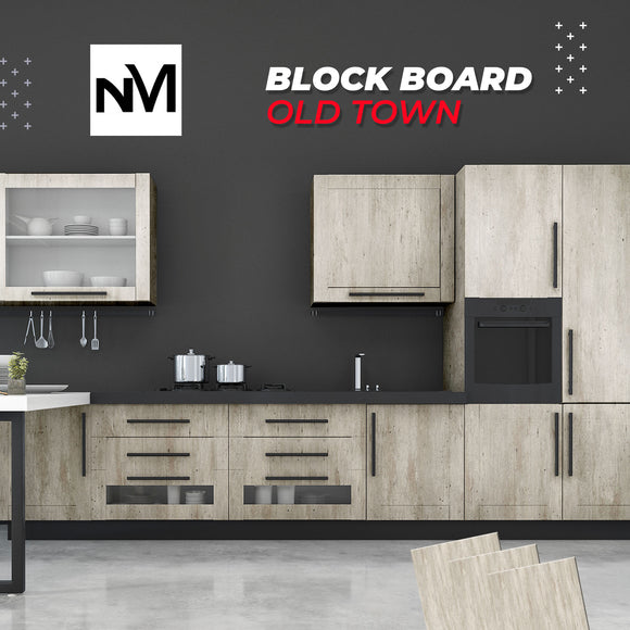 Melamine Block Board - NM8012 - OLD TOWN