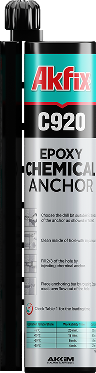 Akfix C920 Chemical Anchor Epoxy Acrylate Styrene Free - 345ml