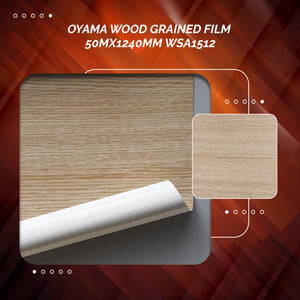 Oyama Wood Grained Sticker WSA1512