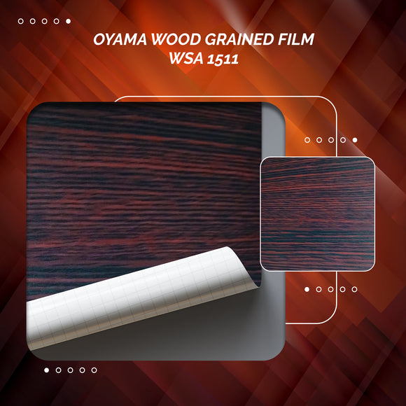 Oyama Wood Grained Sticker WSA 1511