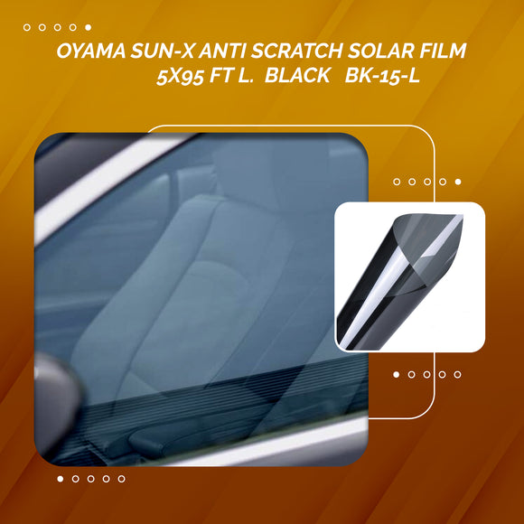 OYAMA Sun-x Anti Scratch Solar Film Light Black-BK15-L