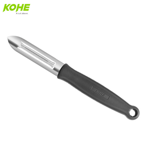 KOHE SS Straight Serrated Peeler (Fixed Blade) - 1201.2